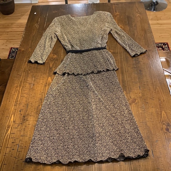 CONNECTED APPAREL BROWN BELTED MIDI DRESS - Picture 13 of 13